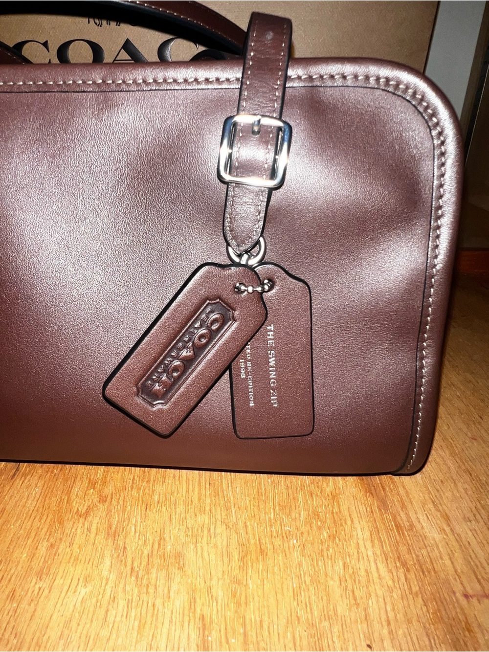 Coach Zip Swing bag Maple - Picture 2 of 10